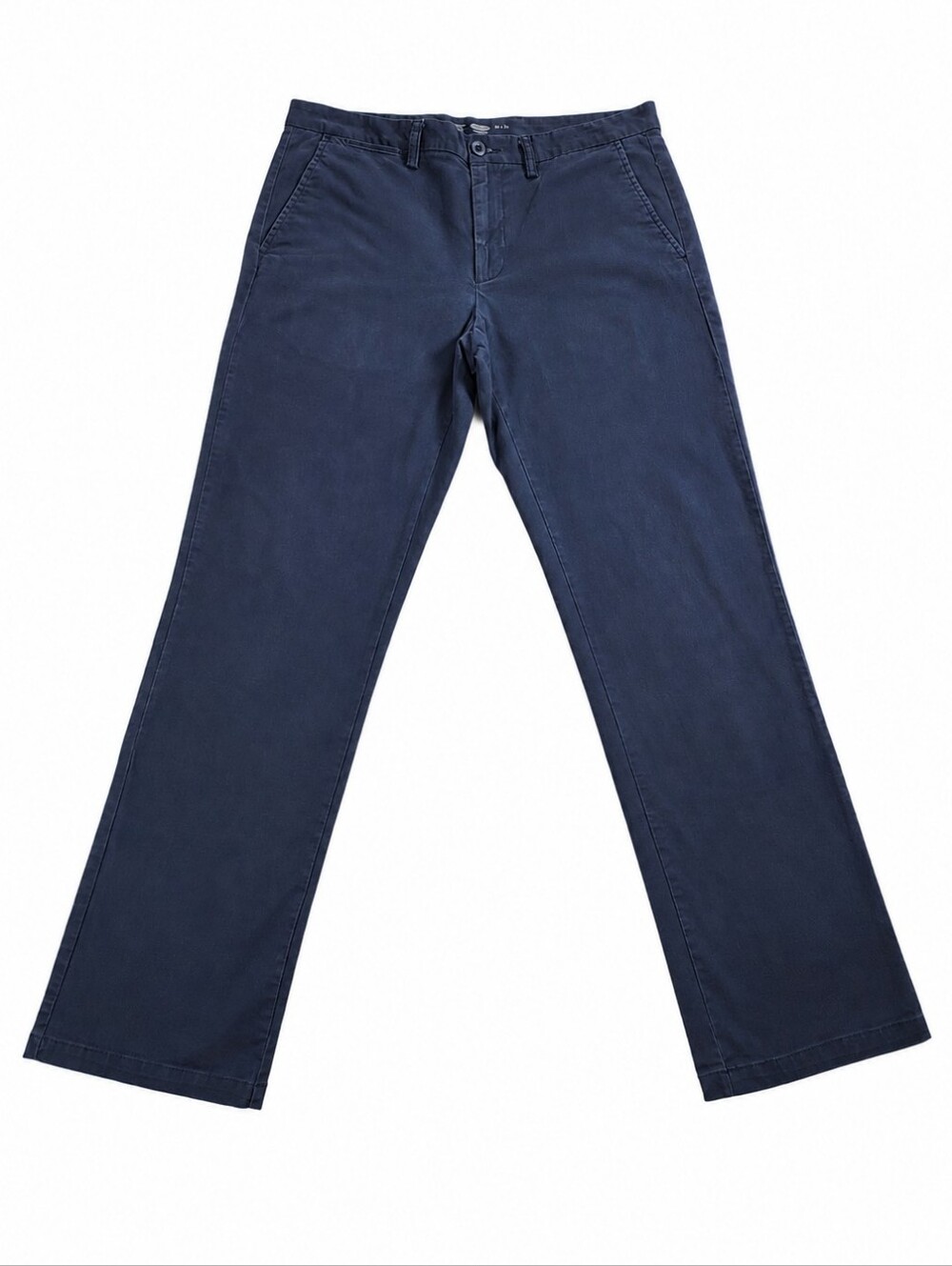 Old Navy Ultimate Straight Chino Pants Men's 36x34 Navy Blue Stretch